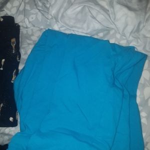 Electric blue leggings